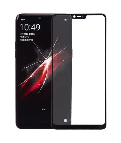 For OPPO A3 Front Screen Outer Glass Lens with OCA Optically Clear Adhesive