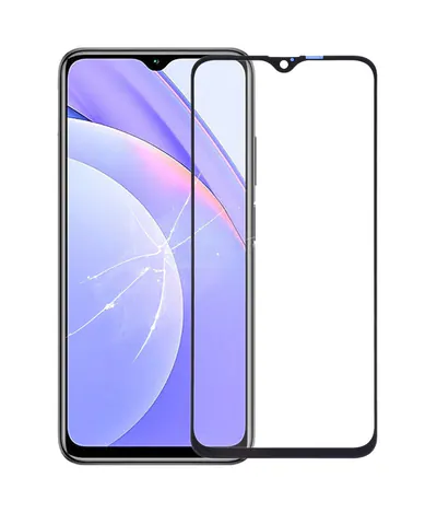 Front Screen Outer Glass Lens with OCA Optically Clear Adhesive for Xiaomi Redmi Note 9 4G