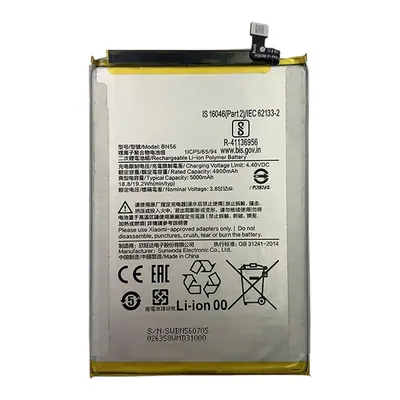 BN56 5000mAh Li-Polymer Battery Replacement For Xiaomi Redmi 9A / Redmi 9C / Redmi 9i / Redmi 9AT / Poco M2 / Poco C3