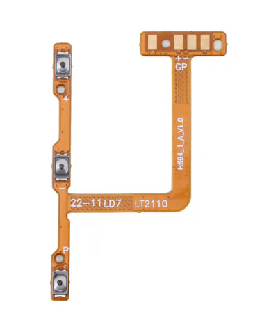 For Tecno Pova LD7 OEM Power Button & Volume Button Flex Cable