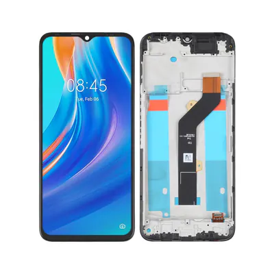OEM LCD Screen For Tecno Spark 7 Digitizer Full Assembly with Frame