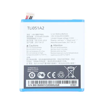 For Alcatel One Touch EE60 4G Y854VB TLiA2 5150mAh Battery Replacement