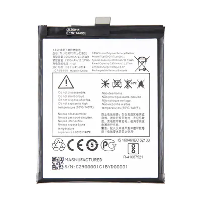 For Alcatel 3 / 5 / TCL v760 / y660 2900mAh Battery Replacement tlp029d7