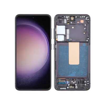 For Samsung Galaxy S23 SM-S911B EU Version Original LCD Screen Digitizer Full Assembly with Frame