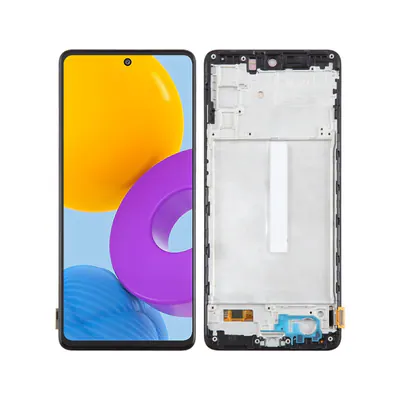 For Samsung Galaxy M52 5G SM-M526B 6.43inch OLED LCD Screen Digitizer Full Assembly with Frame