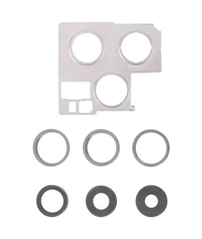 Camera Lens Cover With Retaining Bracket for iPhone 13 Pro(Graphite)