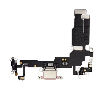 For iPhone 15 Plus Original Charging Port Flex Cable (Pink)