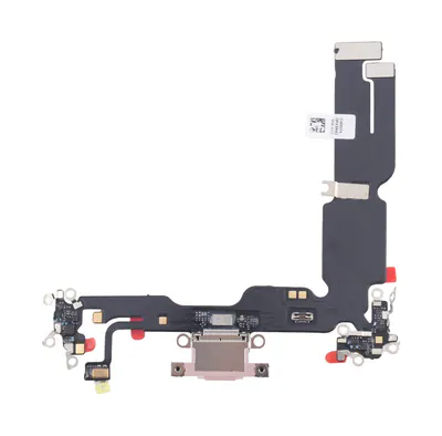 For iPhone 15 Plus Charging Port Flex Cable (Pink)