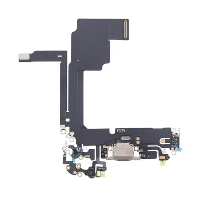 For iPhone 15 Pro Charging Port Flex Cable (Titanium Color)