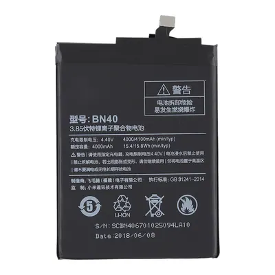 4000mAh BN40 for Xiaomi Redmi 4 Prime Li-Polymer Battery