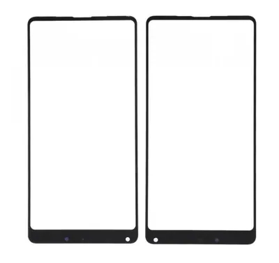 Front Glass for Xiaomi Mi Mix 2s - Black