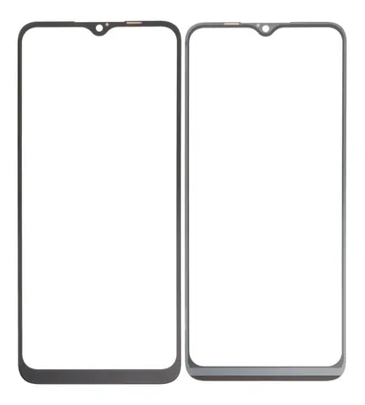 Front Glass for Realme C35 - Black