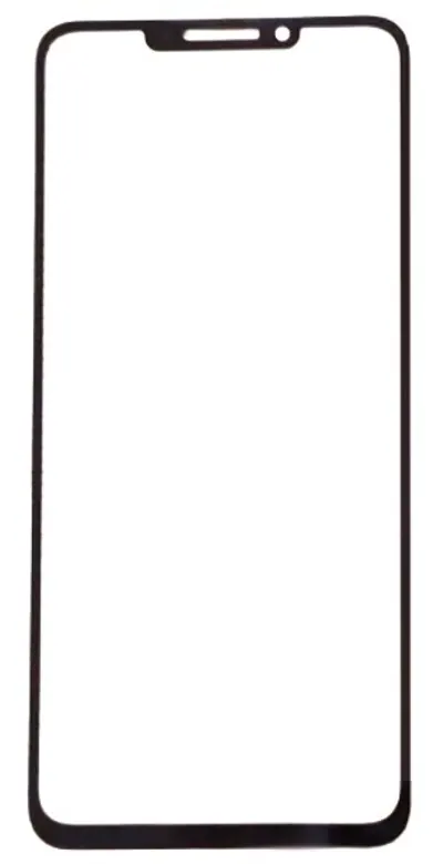 Front Glass for Huawei Enjoy 60X - Black
