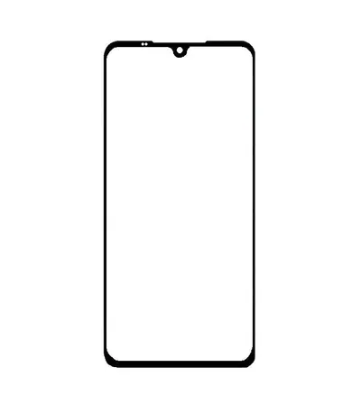 Front Glass for LG V50S ThinQ 5G - Black