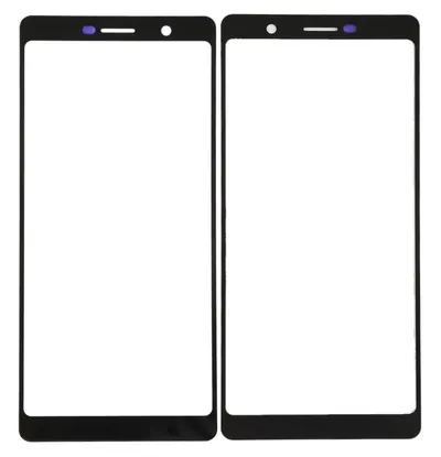 Front Glass for Nokia 7 Plus - Black