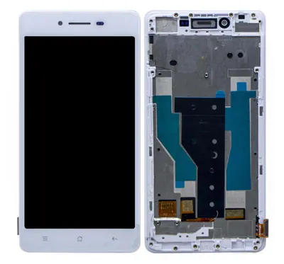 Display for Oppo R7 - White (Combo Folder)