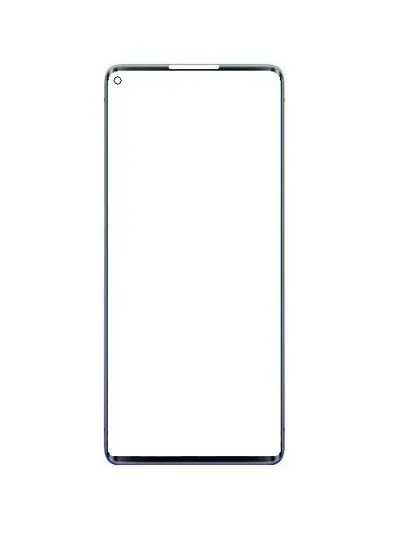 Front Glass for Oppo Find X2 Neo - Blue