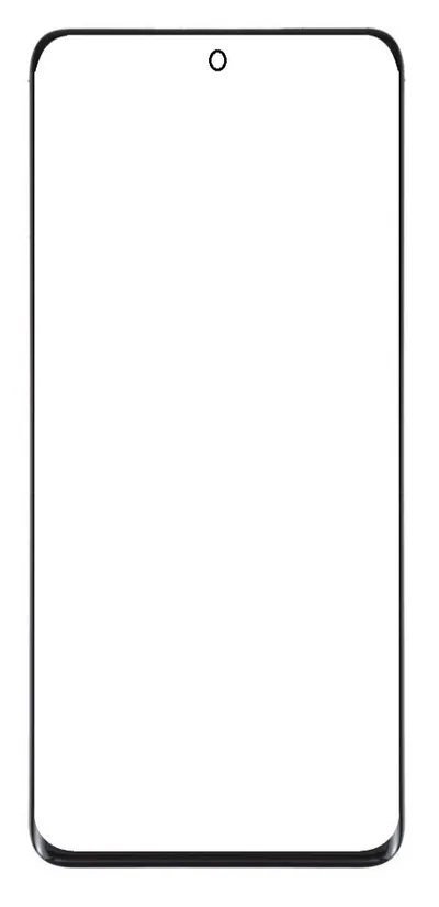 Front Glass for Honor 60 Pro - Blue