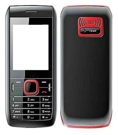 Full Body Housing for Celkon C609 - Black & Red