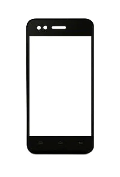 Front Glass for Lava A50 - Black
