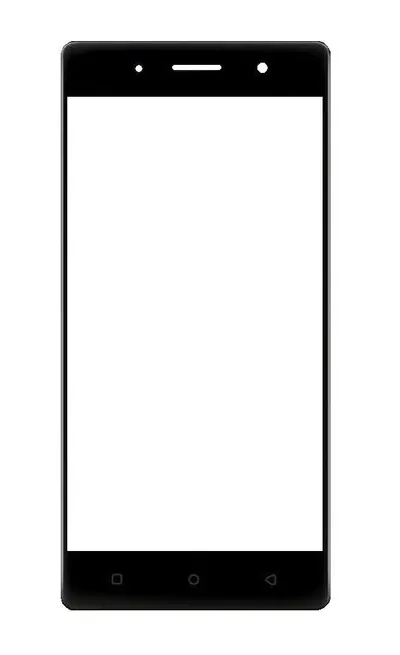 Front Glass for Lava Z80 - White