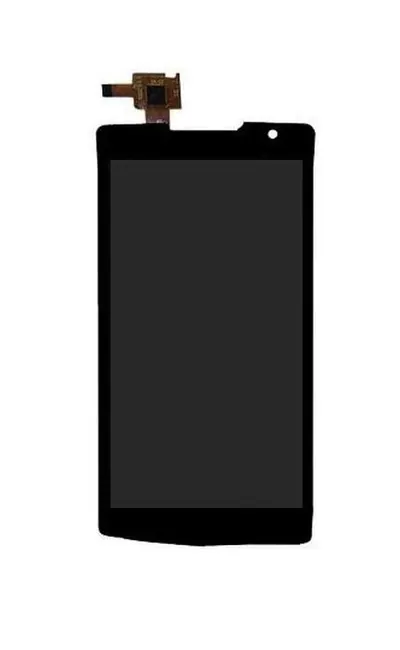 Display for Lava Iris 506Q - Grey (Combo Folder)