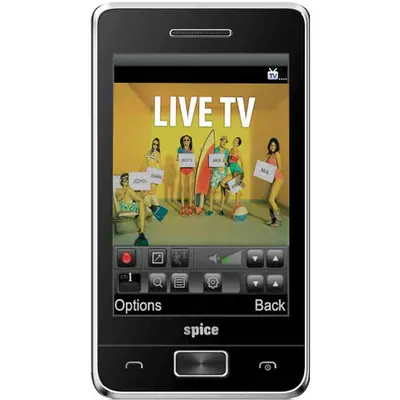 Display for Spice M-5900 Flo TV Pro - Black (Combo Folder)