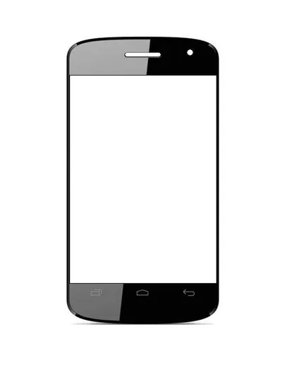 Front Glass for Spice N-300 - Blue