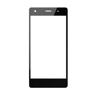 Front Glass for Intex Aqua Ace - Black
