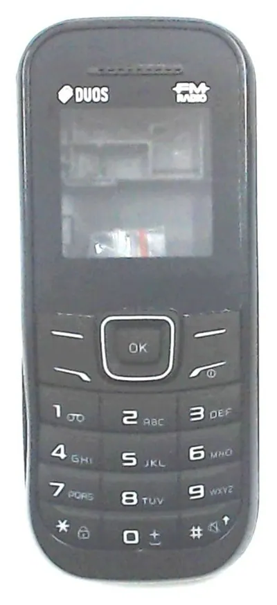 Full Body Housing for Samsung E1207T - Black