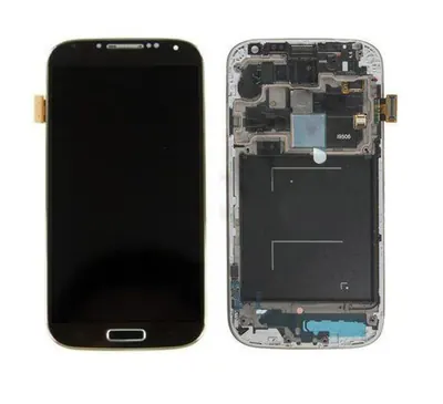Display for Samsung I9506 Galaxy S4 - Black (Combo Folder)