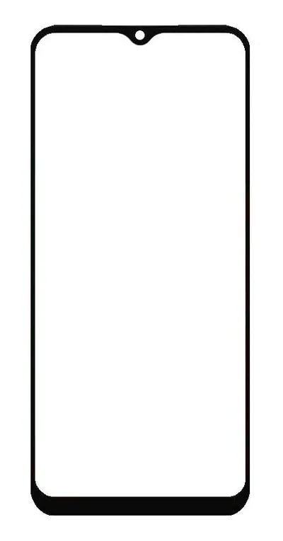 Front Glass for Samsung Galaxy A03 Core - Blue