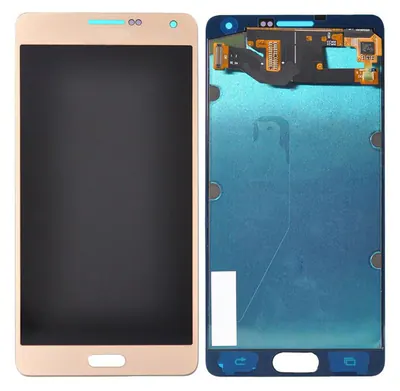 Display for Samsung Galaxy A7 Duos - Gold (Combo Folder)
