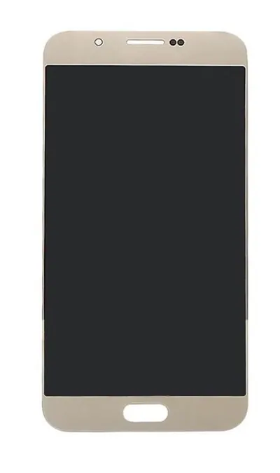 Display for Samsung Galaxy A8 Duos - Gold (Combo Folder)