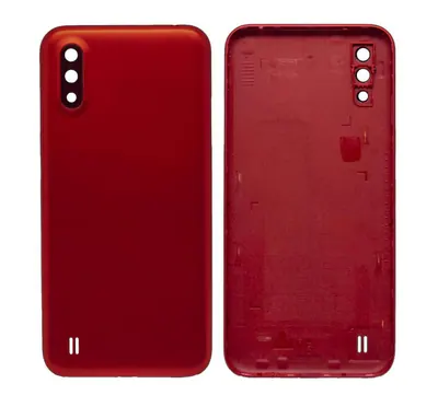 Back Panel Cover for Samsung Galaxy M01 - Red