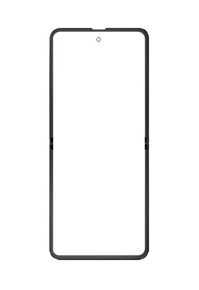 Front Glass for Samsung Galaxy Z Flip - Gold