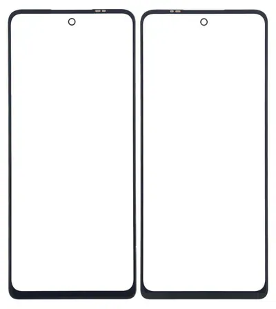 Front Glass for Motorola Moto G200 5G - Blue