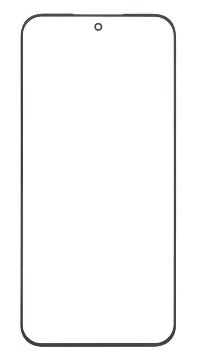 Front Glass for Motorola Moto G67 - Black