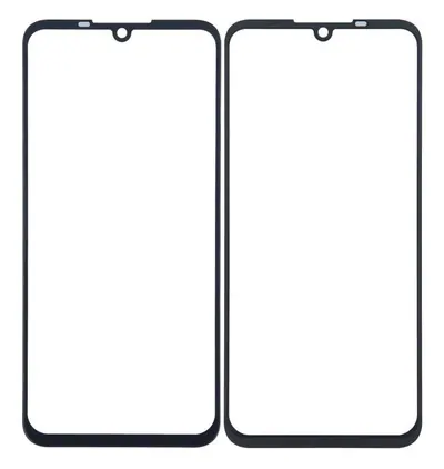Front Glass for Motorola One Zoom - Grey