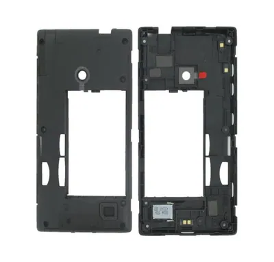 LCD Frame Middle Chassis for Nokia Lumia 525 - Red