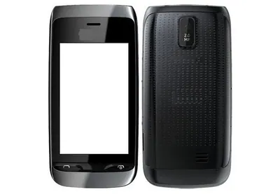 Full Body Housing for Nokia Asha 310 - Black