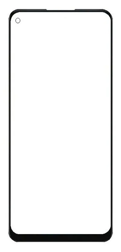 Front Glass for Vivo Y50T - Blue
