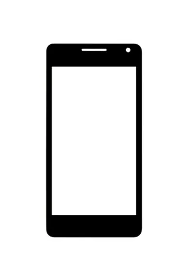Front Glass for Huawei Ascend G615 - Black