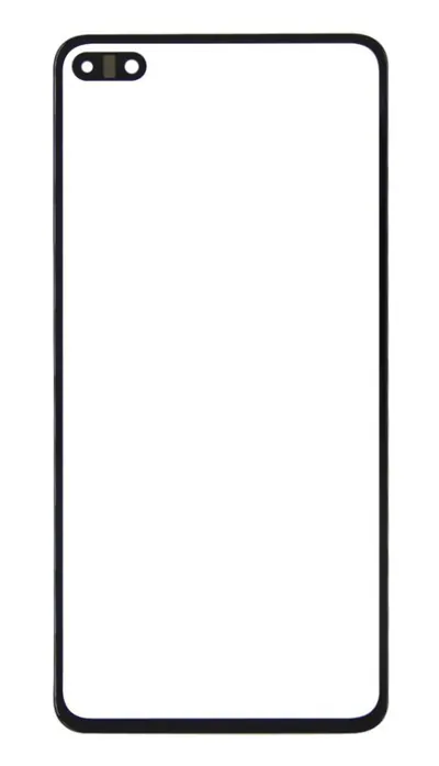 Front Glass for Huawei P40 - Blue