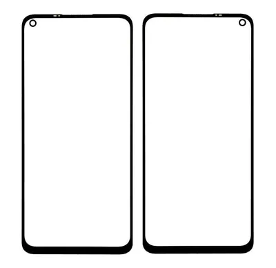 Front Glass for Xiaomi Redmi Note 9 - Grey