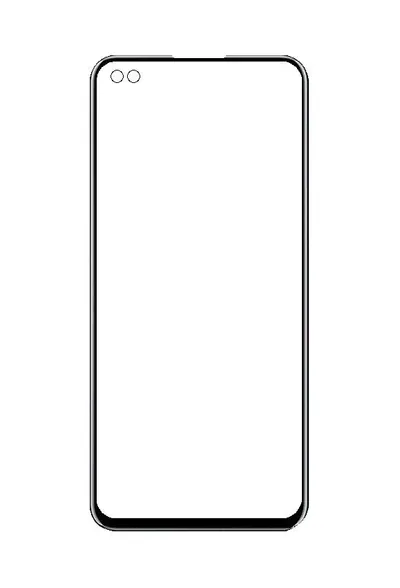Front Glass for Honor View30 5G - Blue