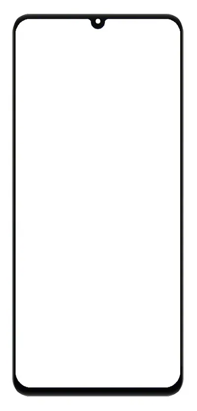 Front Glass for Realme Note 50 - Blue