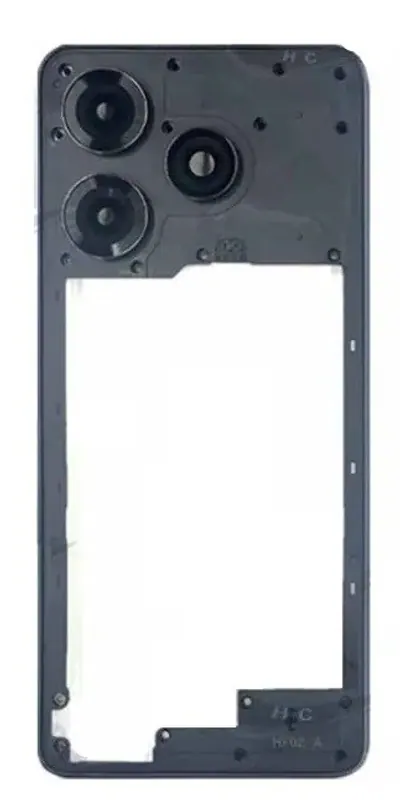 Middle Frame Ring Only for Tecno Spark 10 Pro Black