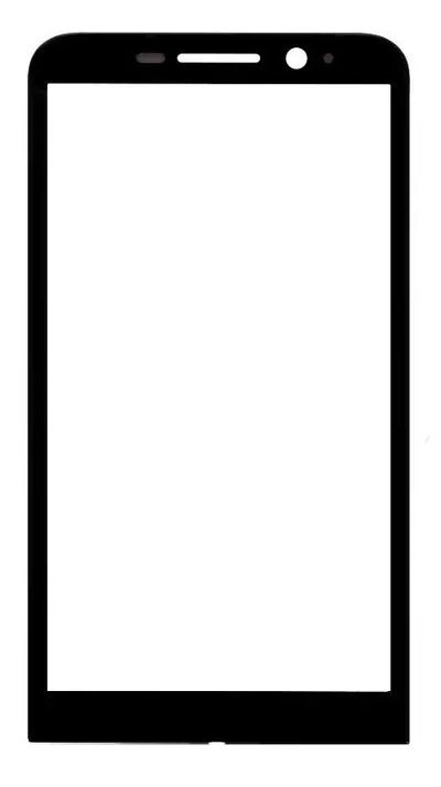 Front Glass for BlackBerry Z30 - Black
