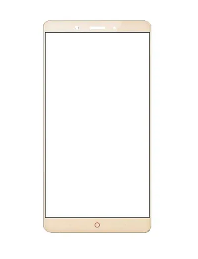 Front Glass for ZTE Nubia Z11 Max - Gold